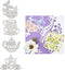 GLOBLELAND 4Pcs Metal Teapot Tea Cup Cutting Dies Tea Cup with Butterfly Stencil Template for Tea Party Invitations Scrapbook Embossing Christmas ...