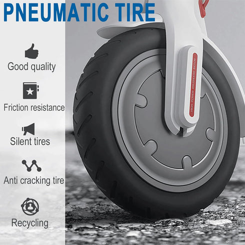 8.5 Inches Scooter Inner Tube, 50/75-6.1 Inflated Inner Tubes for Hiboy S2 Xiaomi M365 Pro 2 Gotrax GXL V2, 8 1/2 Thicken Rubber Wheels for Gas Sc...