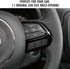 3PCS Car Steering Wheel Cover Trim Interior Accessories for Jeep Renegade 2015-2023 for Jeep Compass 2017-2020 (Black)...