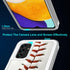 Case for Samsung Galaxy A13 5G, Baseball Sports Pattern Shock-Absorption Hard PC and Inner Silicone Hybrid Dual Layer Armor Defender Case for Sams...