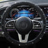 Bling Steering Wheel Cover, Rhinestones Steering Wheel Cover Crystal Diamond for Women, Sparkling Car Wheel Protector Universal Fit 14-15 inches -...