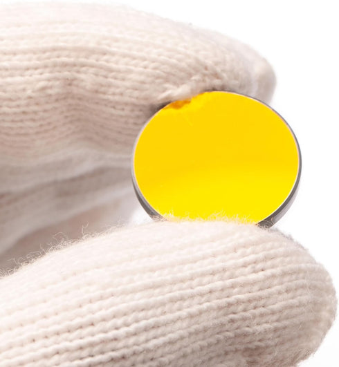 20mm CO2 Laser Mirror Si Reflective Lens - Gold-coated 3PCS for Laser Machine...