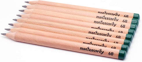 Jumbo Thick Triangular Pencils for Preschooler, Kids, 3-6 yr old - My First Learning Pencil 6B...