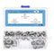 Hex Nuts Assortment Kit (M8-1.25 Hex Nuts with M8 Flat Washers & Split Lock Washers) 90Pcs, 304 Stainless Steel Hexagon Nut Hardware Kit...