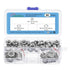 Hex Nuts Assortment Kit (M8-1.25 Hex Nuts with M8 Flat Washers & Split Lock Washers) 90Pcs, 304 Stainless Steel Hexagon Nut Hardware Kit...