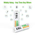 EBL 10 Counts AA Batteries 2500mAh 1.2V High Performance Precharged Ni-MH AA Rechargeable Batteries...