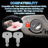 Car Roof Rack Replacement Keys - Fits for Thule Roof Racks, Cargo Box, Carriers, Crossbars (Only fits Codes N205-2 pcs)...