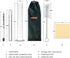 Triple Scale Alcohol Hydrometer Test Kit for Home Brew Beer, Wine, Mead, Cider with Specific Gravity Test Kit, 250ml Plastic Test Jar, Cleaning Br...
