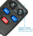 Keyless2Go Replacement for Key Fob Shell Case for Select Ford and Lincoln Vehicles with FCC ID Protection CWTWB1U551-2 Pack...