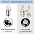 TRLIFE Maglite LED Bulbs DC 3V, Maglite Replacement Bulbs for Only 2 Cells C&D Maglite Flashlights, 3W LED Flashlight Bulb Replacement Part Maglit...