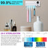 StarWin UV Toothbrush Cleaner, Timer Function, Rechargeable Tooth Brush Holder Wall-Mounted for Bathroom, No Drilling, 4 Slots...