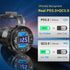 12V USB Outlet, 4 USB Port Aluminum Charger Socket 2 USB C PD & 2 USB QC3.0 with Voltmeter, 12V/24V Car USB Charger Socket for Car Boat Marine Bus...