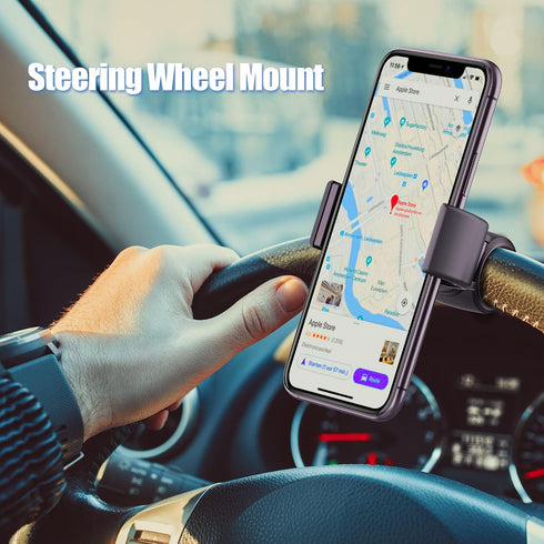 WixGear All-in-One Multi-Phone Mount – Pole, Bike, Desk, Shelf, Air Vent, Dashboard, Headrest, and Stroller Mount and More...