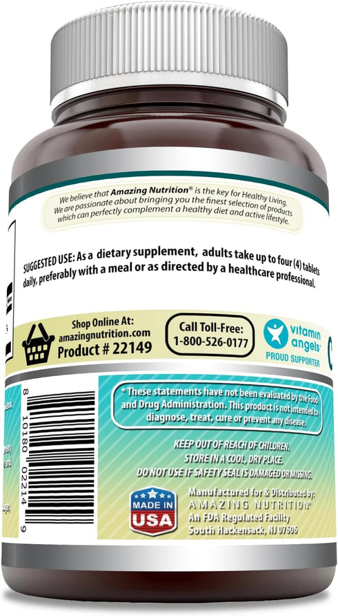 Amazing Formulas Calcium Citrate Supplement | 1000 Mg | 240 Tablets | Non-GMO | Gluten Free | Made in USA...