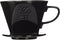 Kalita Ceramic Coffee Dripper (Black) for 2-4 Cups (#02005)...