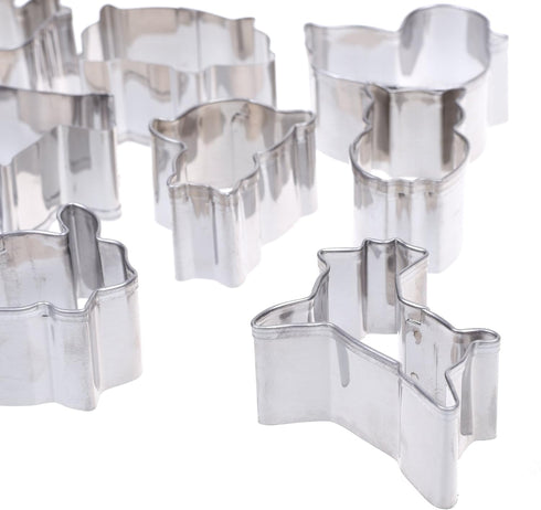 Cosmos Set of 9 Pcs Mini Animal Shapes Cookie Cutters Molds Biscuit Molds for Birthday Party...