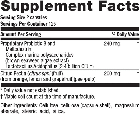 Country Life Dairy-Free Acidophilus with Pectin, 2.4 Billion CFUs, 250 Vegan Capsules, Certified Gluten Free, Certified Vegan...