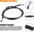 Motorcycle Hydraulic Brake or Clutch Line Hose for Motorcycle Dirt Bike ATV Moped Scooter,etc.Banjo Bolt 2PCS(Length 1.2m/3.93ft)...