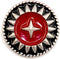 20 pcs Color Contrast Black Enamel Silver Star Sewing Metal Shank Buttons for Coats -25mm -1"...