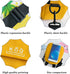 FuninCrea Canvas Messenger Bag, Cute and Fashion Canvas Shoulder Bag Crossbody Phone Bag With Zipper...