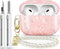 Airpods Pro 2nd Generation Case with Shell Pattern, Cute Airpods Pro Case with Luxury Pearl Keychain, TPU Airpods Pro Case Cover with Cleaning Pen...