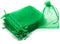 50Pcs 3x4 Inch Organza Bags with Drawstring, Green Small Mesh Gift Jewelry Candy Pouch Christmas Wedding Party Favor Bags...
