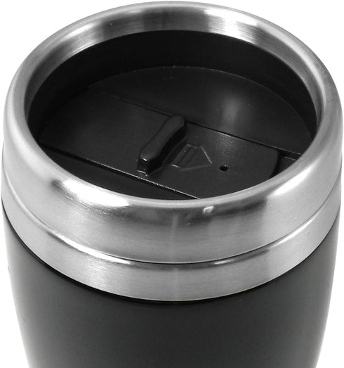 Au-Tomotive Gold Inc. Stainless Steel Vacuum Travel Mug for Lincoln Black - TM150.LIN.BLK-1...