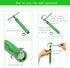 Stainless Steel Clay Extruder Sugar Paste Extruder Cake Fondant Decorating Tool Set Ceramics & Pottery Clay Extruders Mixers & Presses (Green)...