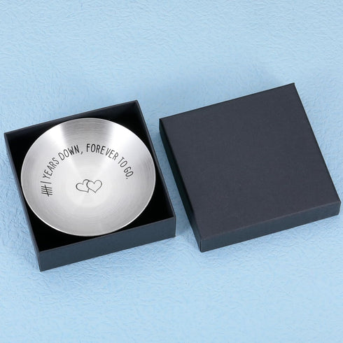 Anniversary Wedding Gifts for Couples Iron 6th Anniversary for Him Her Ring Holder 6 Years Wedding Anniversary for Husband Wife Boyfriend Girlfrie...