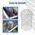 10 Pack Gutter Guards - 3.5 Inch Gutter Downspout Guard, Expandable Aluminium Filter Strainers for Blocking Leaves and Debris, Gutter Strainer Pro...