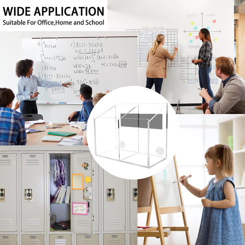 Magnetic Dry Erase Marker Holder, Whiteboard Marker Holder,Marker Holder Pencil Cup Holder for School,Magnetic Marker Holder,for Fridge, Door, Wal...