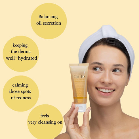 Syn Bio Beta Glucan Gentle Gel Face Cleanser - Premium Korean Sensitive Skin Face Wash With 5 Weights of Hyaluronic Acid, 100 ml...