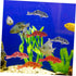 20Pcs Fish Shape Resin Fish Illustration Aquarium Supply Paper Cup Small Fish Fish Tank Supplies Fake Fish top hat Small Decorations Luminous Fish...