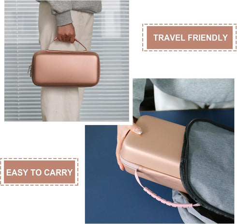 Hard Travel Case for Halo Bolt Air 58830/Halo Bolt Air+ 55500 mWh Portable Emergency Power Kit, Power Bank Storage Holder with Mesh Pocket for AC ...