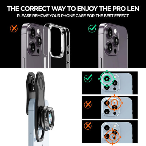 210° Fisheye Lens, Professional Cell Phone Lens for iPhone,Samsung,Pixel,BlackBerry,Ipad,Notebook,Etc,Fish Eye Lens...