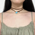HTH Boho Choker Necklace for Women Layered Bohemian Turquoise Leather Choker Western Boho Necklace...