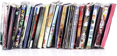 Dollhouse Miniatures Magazine Books Mini Books Mini House Accessories Books Model Dollhouse Accessories 1:12 Scale DIY Puzzle Project Doll House F...
