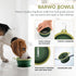 Collapsible Dog Bowl with Non Skid Suction Base -100% Pure Silicone Foldable Water Bowl, Portable Dog Bowl for Travel, Hiking & Camping 350mL 1 Pi...