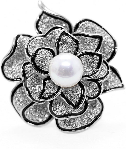 Sparkly Flower Brooch Pin for Women with Beautiful Created Crystal | Brooches and Pins for Women | Crystal Jewelry | Women's Brooches & Pins | Flo...