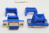 Pc Accessories - Connectors Pro 10-Pack 2.54mm DB9 Female IDC Crimp Connector for 1.27mm Flat Ribbon Cable, 10-Pack...