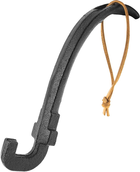 Cast Iron Grill Grate Lifter, Cooking Grid Lifter Gripper for Big Green Egg, Primo Kamado Charcoal Grill Smoker...