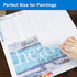 100 Pieces Painting Release Paper Non-Stick Release Double-Sided Painting Cover Replacement Paper, 5.9 x 3.9 inch/15 x 10 cm...