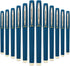 Rollerball Pens Gel ink Pens office pens learning pens, blue ink,Line width 0.5mm,Pack of 12 (Blue-0.5mm-12Pack)...