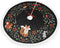 Forest Wreath Christmas Animal Fox Christmas Tree Skirt Gorgeous Edge Tassel Lace for 36" Xmas Ornaments Decoration...