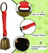 3 Pieces Dog Collar Bell Dog Cowbell Goat Bell for Dog Collars with Tracking Noise Country Cow Bell Color with Nylon Strap Pet Collar Supplies...
