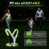 LED Reflective Running Vest, 3rd Generation Running Gear, 5 Lights Colors High Visibility Running Vest Rechargeable for Night Running Walking Cycl...