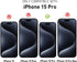 Screen Protector Tempered Glass Compatible with Apple iPhone 15 Pro (2 Pack)......
