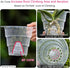 4 Inch Clear Orchid Pots with Holes and Saucers,Orchid Planter for Home Decoration - 6 Pack...