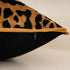 Yangest Black and Gold Rectangle Pillow Cover Cut Velvet Leopard Print Cushion Cover Luxury Modern Pillowcover for Couch Living Room Bedroom,12x20...