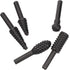 OIIKI 5 PCS Woodworking Twist Drill Bits, Wood Carving File Rasp Drill Bit, with 1/4" Shank Tool Rasp Chisel Shaped Rotating Embossed Grinding Hea...